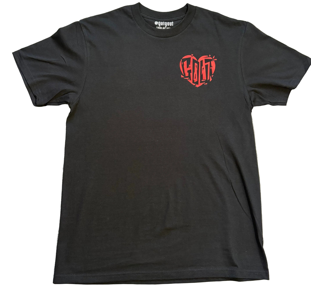 SHATTERED HEART (BLACK)
