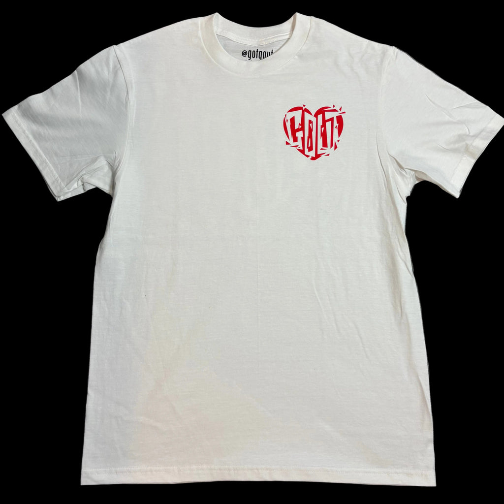SHATTERED HEART (WHITE)