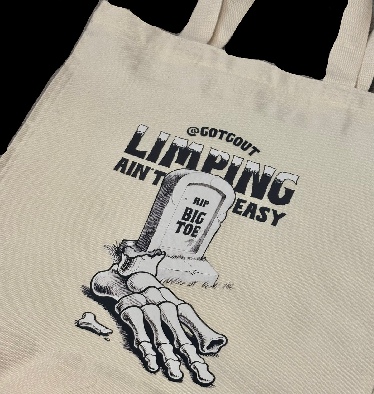 TRICK OR TREAT GOUT TOTE BAG